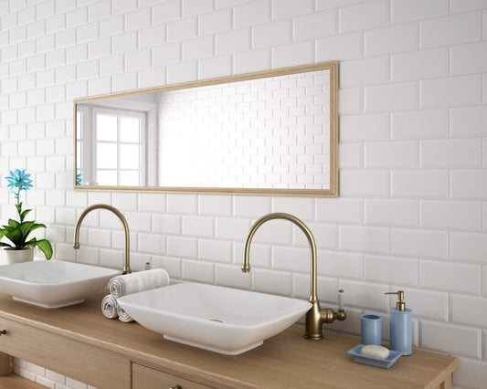 Metrotiles Blanco Brillo